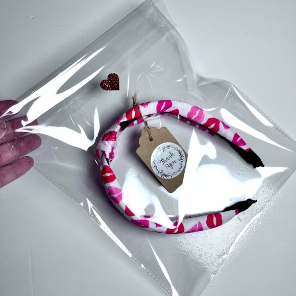 💋 LIPS HEADBAND | KNOTTED TOP | New In Package - Picture 8 of 9